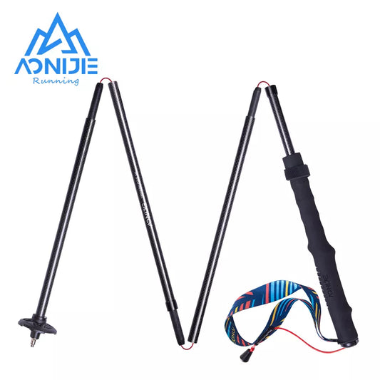 AONIJIE E4204 Lightweight Folding Trekking Poles Carbon Fiber
